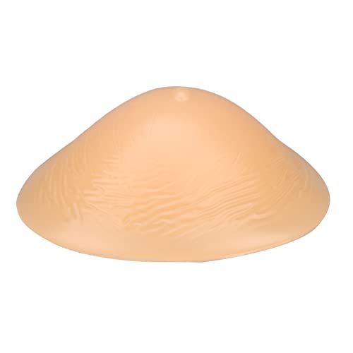 Prosthetic Breast, Artificial Symmetrical Breast Form, Bra Pad Inserts Soft Silicone Triangular Shaped Concave Bottom Prosthetic Breast for Post Mastectomy (Type 1)