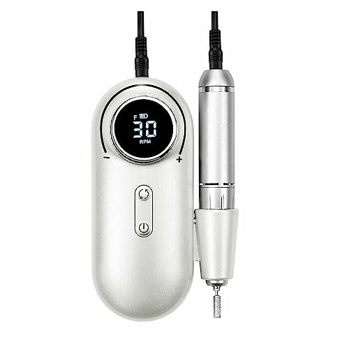 Taladro eléctrico para uñas, nuevo diseño, taladro para uñas, equipo de lijado eico de 30000 RPM, máquina de manicura para uñas con pantalla HD, juego de torno profesional para uso doméstico