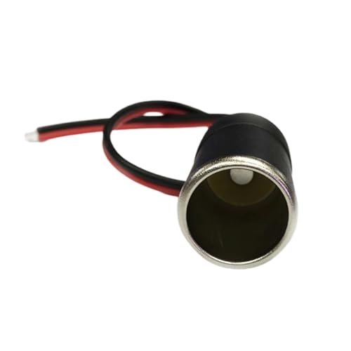 Cable de extensión de potencia de encendedor de cigarrillos - Socket de adaptador de enchufe de 12 V -24 V | Largo 13.7 pies cable de servicio pesado para la bomba de aire del automóvil