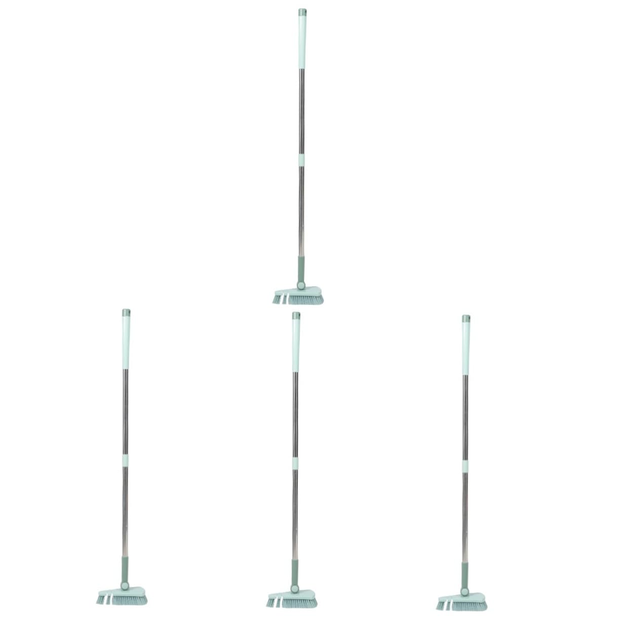 SUPVOX Lot De 4 Brosses De Nettoyage Ergonomiques pour Piscine Carrelage Sol Poils Rigides Poignée Facile À Utiliser Rotation À 180° Nettoyage À Domicile Et Bureau