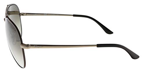 Salvatore Ferragamo Aviator Sunglasses SF131S 211 Brown 60mm 1313