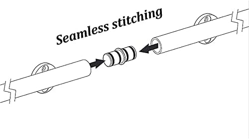 Rolling Library Ladder Hardware Kit - Black Carbon Steel Sliding Ladder Rails, Mobile Accessory with Floor Rollers for Smooth, Quiet Movement - Perfect for Home & Library Use