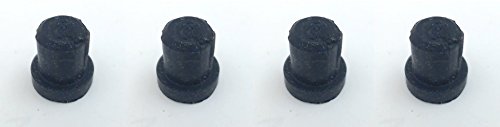 Presto 4-Pk Rubber Feet Inserts For Electric Skillets & Griddles, 33197, 85710