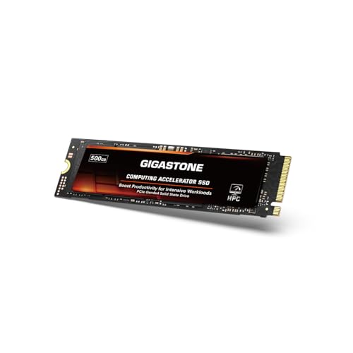 GIGASTONE HPC Computing M.2 SSD 500GB PCIe 4.0 NVMe SSD zXgobt@LbVx R[fBO rbOf[^W^[N[hA5000MB/s \bhXe[ghCu SLCL