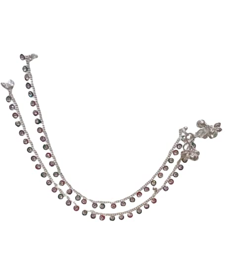 See full amazon price history chart for Stylish Silver Metal Plated Regular Comfortable Payal Anklet with Stone for Women and Girl Stylish Silver Metal Plated Regular Comfortable Payal Anklet with Stone for Women and Girl (B0BK4R4F6R) Amazon Price History, Amazon Price Tracker