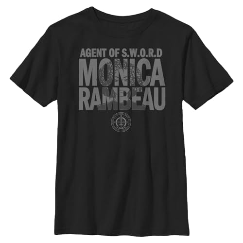 T-shirt premium WandaVision Agent Rambeau coton noir durable