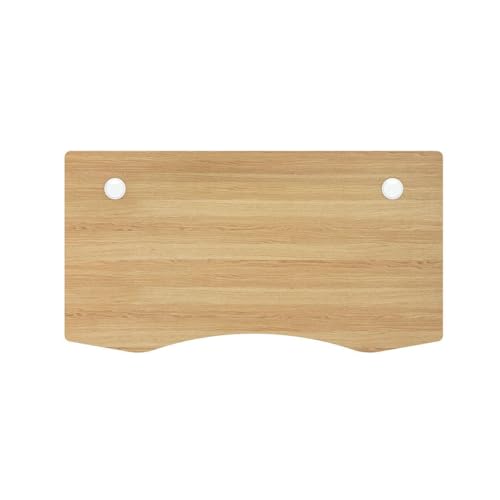 Plateau de bureau chêne contre la fatigue musculaire avec surface en bois ergonomique