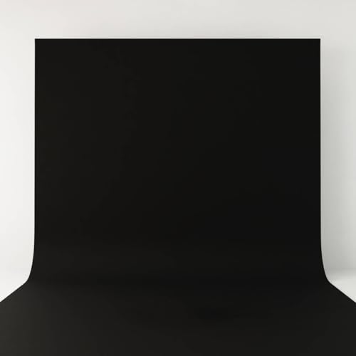 CIPAZEE Black Photo Backdrop for Photography Photoshoot Background 5x7FT