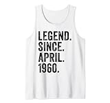 Photo Gallery retro 1960 birthday shirt april born legend since 1960 canotta Photo Gallery retro 1960 birthday shirt april born legend since 1960 canotta