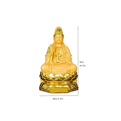 Statue de Bouddha en résine TUSUOD pour décoration de maison zen