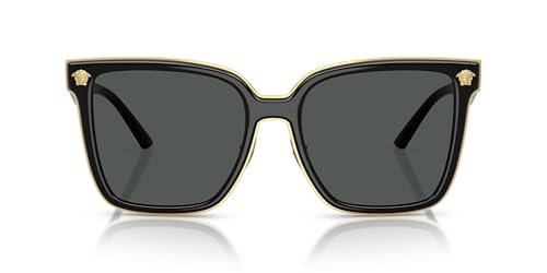 Versace Woman Sunglasses Black Frame, Dark Grey Lenses, 58MM3