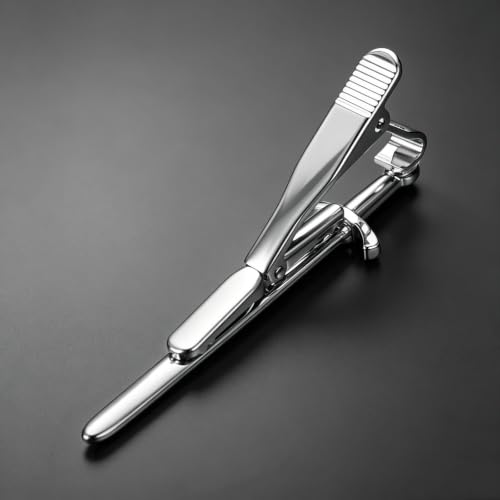 Image of Sword Tie Clip Pins for Men Unique Novelty Silver Gold Tie Bar