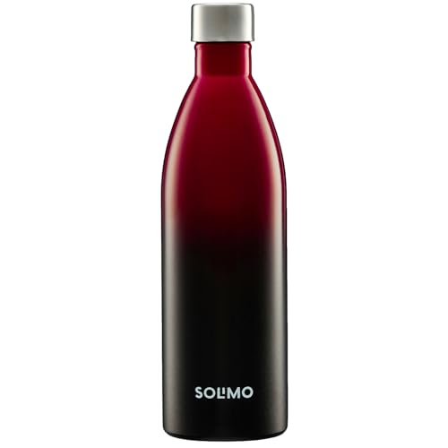 Amazon Brand - Solimo 1000ml Stainless Steel Vacuum Insulated Bottle | Double-Wall Insulation, Leak-Proof, 24 Hours Hot and Cold | for Work, Home, Commute and Travel | Red & Black (B0D94B84PX) Amazon Price History, Amazon Price Tracker