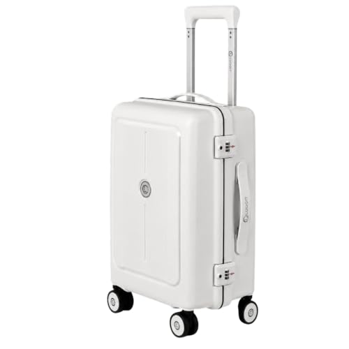 Image of Tokyo Premium Trolley Luggage Cabin -White | Cabin, Medium, Large, Zipperless Design, TSA Lock, White