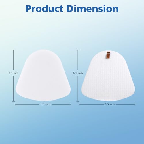 Image of 4 Foam & Felt Filters Kit for Shark Vacuum Navigator Lift Away Filter Replacement ZU503AMZ, NV350, NV351, NV352, NV355, NV356E, NV360, NV370, NV391, UV440, UV490, UV500, UV540, UV550, CU500