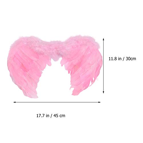 KESYOO 3 Pcs Halloween Traje Do Anjo Cosplay Asas de Anjo Estrela Fada Varinha Anjo Halo Headband Fe