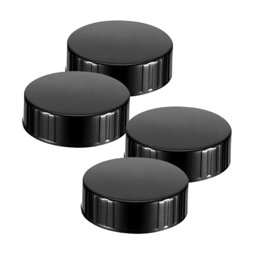 PRETYZOOM 4pcs Sealing Round Screw Caps for Brewing Wine Jugs and Bottles Tight Closure to Prevent Leakage and Maintain