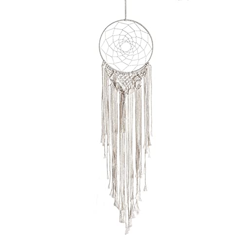 Grande tapisserie murale macramé esprit bohème chic pour une maison chaleureuse
