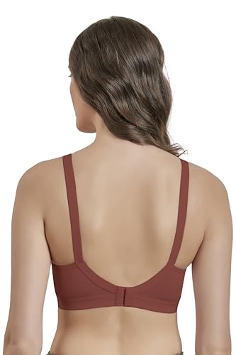 Image of MAROON 419 Women Cotton Blend Long Lasting Magical Lift T Shirt Bra Non-Wired and Non Padded, Seamless and Full Coverage