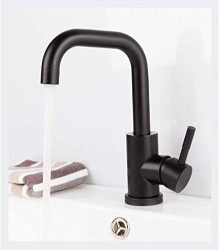 Robinet de cuisine eau chaude et froide noir et blanc pour évier moderne