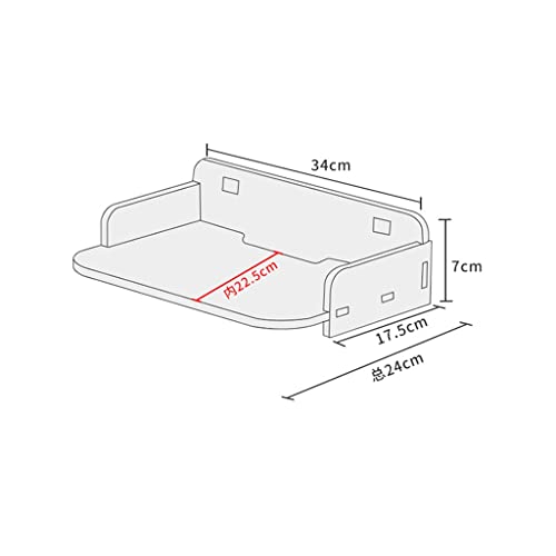Étagère murale décodeur sans perçage pour boîtier TV et projecteur