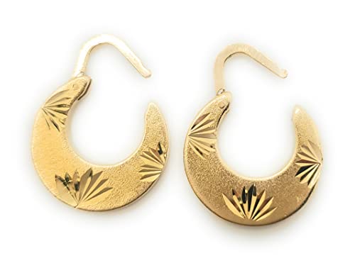 Charming nattiyan earrings, Small, Copper, No Gemstone