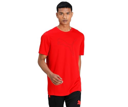 Image of Puma Men's Polyester Regular Fit T-Shirt