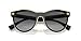 Versace VE2198 54mm Polarized Phantos Sunglasses for Women – Black Metal Frame with Black Temples, 100% UV Protection, Lightweight & Comfortable Sunglasses, eShades Eyewear Kit Included