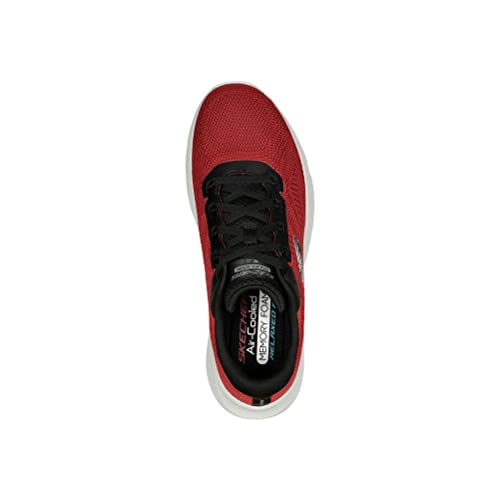 Skechers Skechers Equalizer 5.0 Mens Sneaker, Red/Black, 41 EU