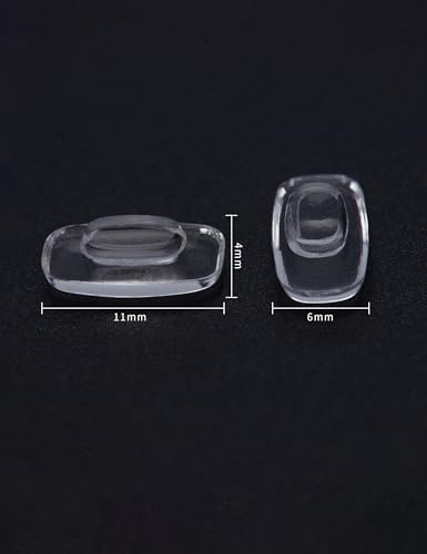 Image of Soft Silicone Replacement Nose Pads for Costa South Point /Flagler /Ponce;for Oakley Cartridge /Spindle /Latch Key