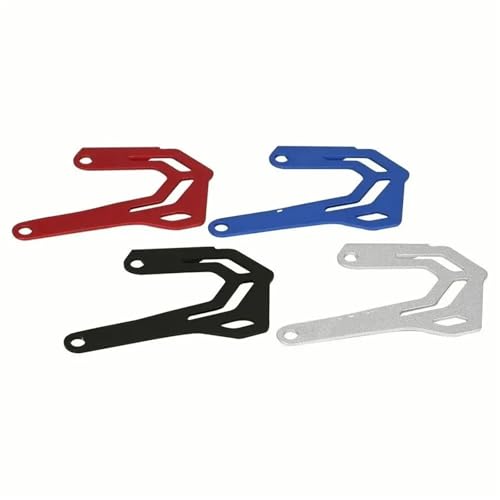 Protector de cadena y piñón YZ125 en aluminio anodizado rojo 3