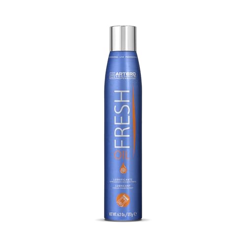 Artero Oil-Fresh.Spray Refrigerante, Lubricante y Limpiador para Cuchillas | Enfriador Profesional para Máquinas de Corte | Evita el Calor, la Fricción y Prolonga la Vida Útil de las Cuchillas