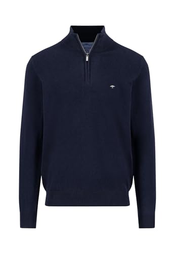 FYNCH-HATTON Troyerpullover aus Reiner Baumwolle Navy/L