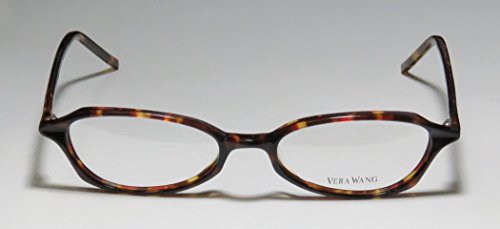 Vera Wang V38 Womens/Ladies Optical Clearance Designer Full-Rim Eyeglasses/Eyewear (51-17-140, Tortoise) #TOP2