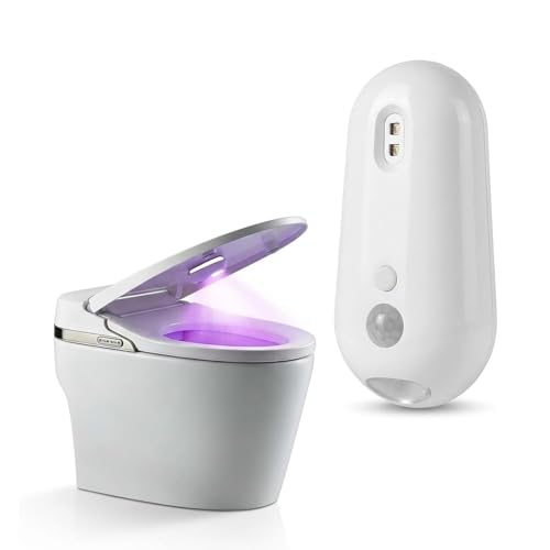 2en1lampe Ultraviolette Pour Toilettes, Lampe De Toilette Veilleuse Led Pour Wc,Fonction Induction, Perles Led De StéRilisation Uv,éConomies D'éNergie Et...