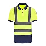 Warnschutz Polo T-Shirt Warnschutzshirt Warnshirt Warnschutz Arbeitskleidung