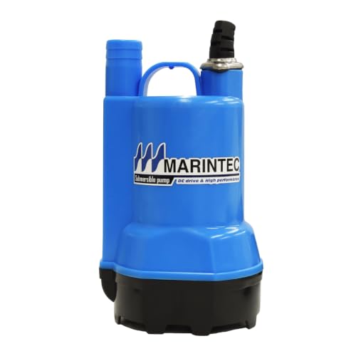 マリンテックオリジナル 水中ポンプ DC12V 70L/毎分 極性あり M12-70 【販売実績10年以上!】バッテリー駆動 高性能 船 クルーザー ガーデニング 海水対応