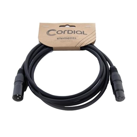 CORDIAL Cable ECL EM5FM Cable Microfono Elements simétrico XLR