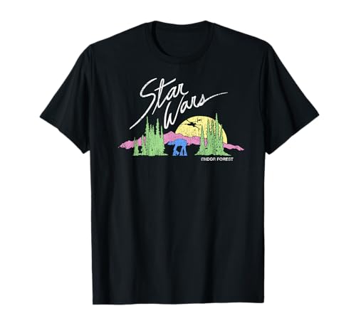 T-shirt Star Wars motif AT-AT Endor idéal pour vos sorties geek décontractées