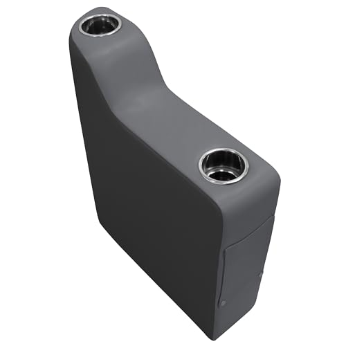 Wise 3010-1890 Premier Series Pontoon Right Radius Arm Rest, Slate/Dark Neutral