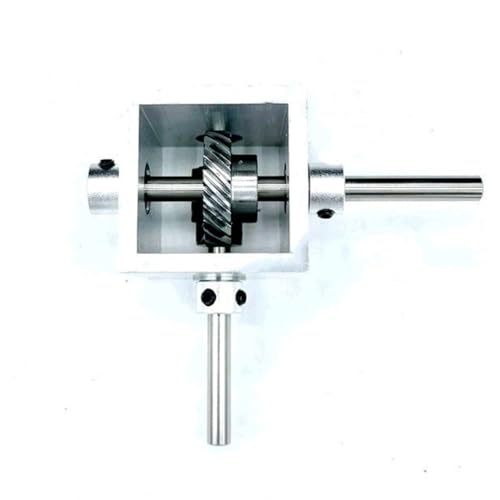 Angle Steering 1pcs 1:2 Transmission 90 Degree Steering Gearbox Right Angle Helical Gear Commutator 1 to 2 6mm Shaft Hand Cranked Gearbox Driving Change