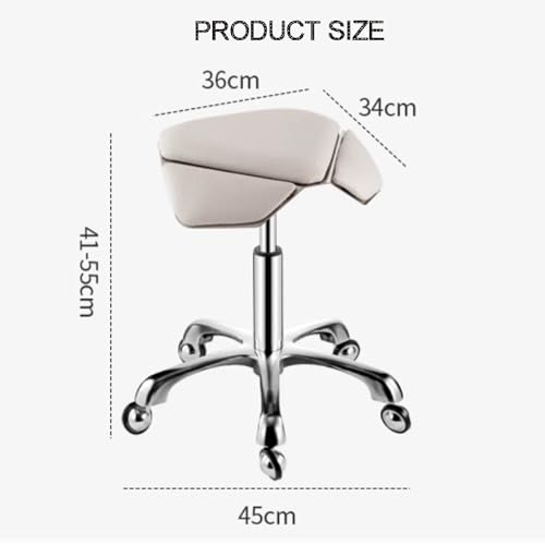 Tabouret selle ergonomique à roulettes pivotant réglable Color 2 - 2