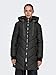 JDY Damen Steppjacke JDYSkylar Padded gesteppter Parka mit Kapuze 15207784 Black/Black L