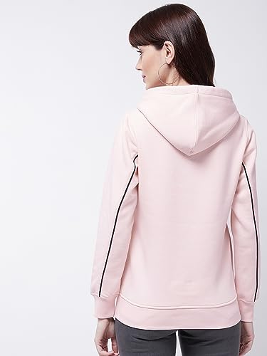 Image of Modeve Women Printed Hooded Sweatshirt for Winter