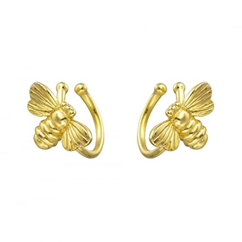Pendientes con Clip para Oreja para Mujer, Pendientes sin perforación con Forma de Serpiente, Pendientes de joyería