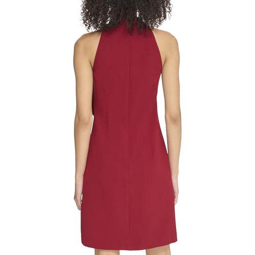 Image of Vince Camuto Women's Sleeveless Halter Tie Neck Shift Mini Dress
