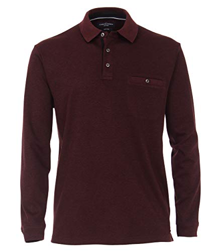 Preisvergleich Produktbild CASAMODA Polo-Shirts gestreift Dunkelrot L