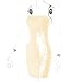 Achieer Women Sexy Strapless Bodycon PU Leather Ruched Latex Dress for Club Party Beige