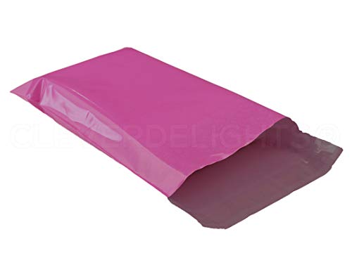 Sacs d'expédition haut de gamme CleverDelights, emballage premium opaque magenta