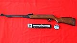 National Standard Products Break Barrel Air Rifle, 1200fps, Real Wood Stock, 100 Free Pellets (5.5)